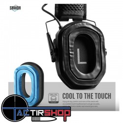 Casque anti-bruit électronique Savior Apollo – Obsidian Black (noir)