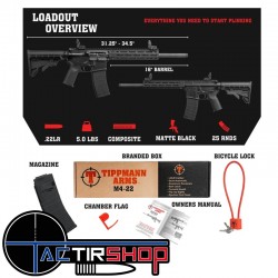 Carabine Tippmann M4-22 LTE .22lr 16'’ 25 coups