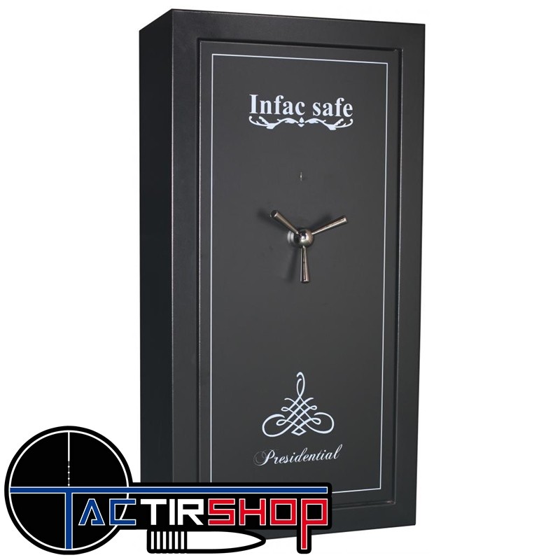 Armoire forte INFAC Présidential  PT23 - 23 armes - coffre intérieur - étagères amovibles