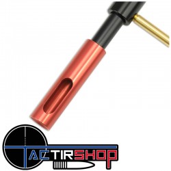 Guide baguette Bore Tech ROUGE calibre 25 à 30 à percussion centrale www.tactirshop.fr
