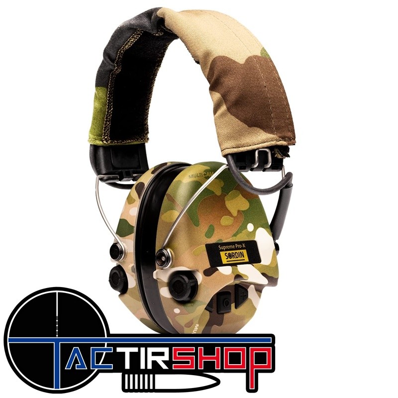 Casque actif Msa Sordin supreme pro x led camo www.tactirshop.fr