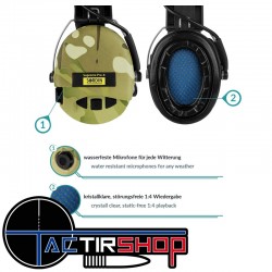 Casque actif Msa Sordin supreme pro x led camo www.tactirshop.fr