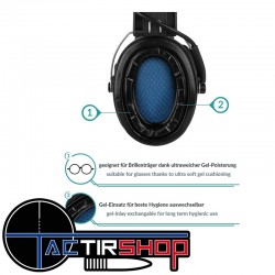 Casque actif Msa Sordin supreme pro x led vert OD www.tactirshop.fr