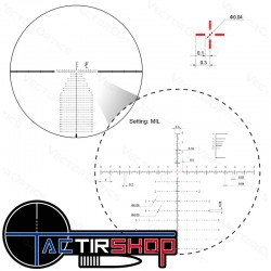 Lunette de visée Vector Optics Continental Ranging 4-24x56 FFP 34 mm www.tactirtshop.fr