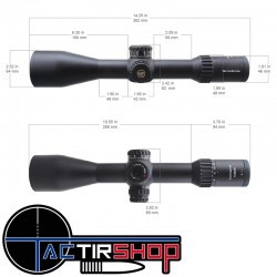 Lunette de visée Vector Optics Continental Ranging 4-24x56 FFP 34 mm www.tactirtshop.fr