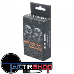 Collier Vector Optics Picatinny à Élévation Réglable X-ACCU 34mm www.tactirshop.fr