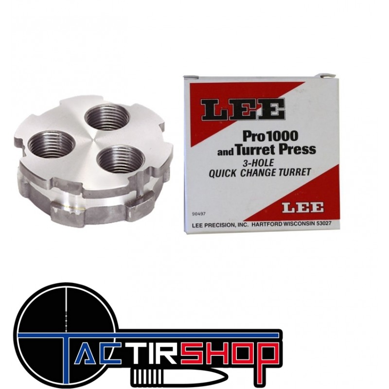 Lee Turret Head Tourelle 3 positions pour presse Lee Pro 1000 ou turret