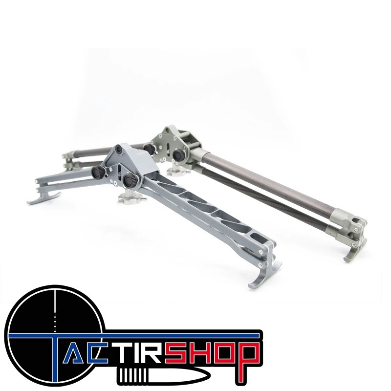 Bipied Tactique Bipod Carbone V10 Pour Rail Picatinny - Léger, Intégré - Marque Bravovski