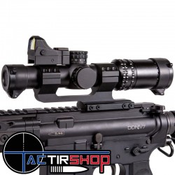 Kit complet Lunette de tir type AR15 Firefield RapidStrike 1-4x24 avec Point Rouge www.tactirshop.fr