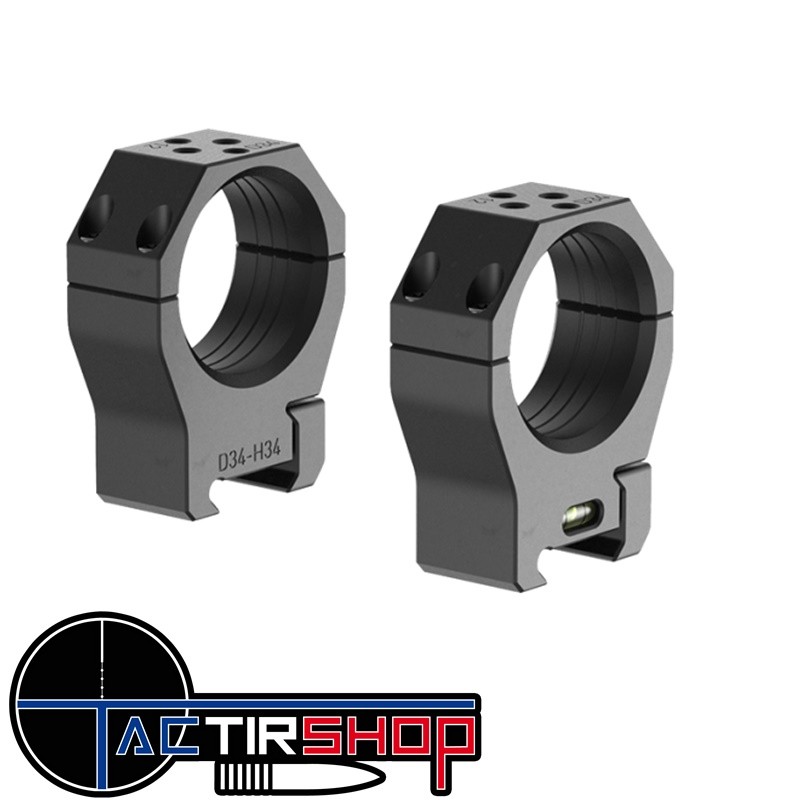 Colliers Audere PSR Picatinny 34mm hauteur Gen3 37mm axe lunette www.tactirshop.fr