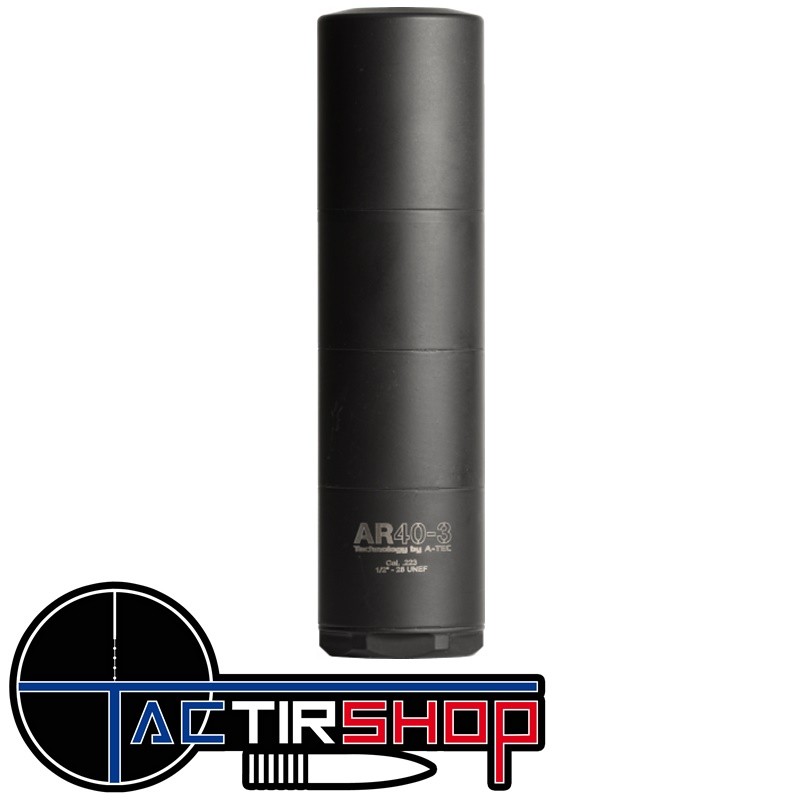 Silencieux A-TEC AR-40 Cal .223  1/2x28 www.tactirshop.fr