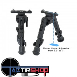 Bipied UTG Recon 360 TLD, hauteur centrale de 5.5 "à 7", 14 à18 Cm M-LOK