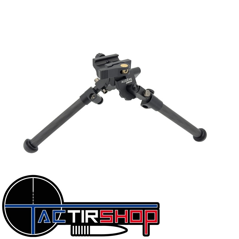 Bipied Carbone Audere Shadow Picatinny  www.tactirshop.fr