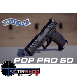 Pistolet WALTHER PDP PRO SD FULL SIZE OR 5.1'' CAL 9X19, 18 Coups www.tactirshop.fr