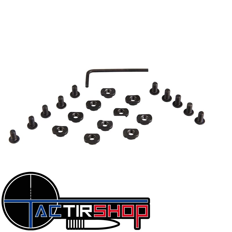 Kit de vis de section de rail et d'accessoires Mlok sur Tactirshop