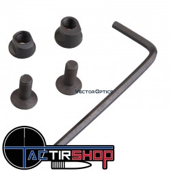 Section de rail Picatinny KeyMod 4" 10 cm  aluminium sur www.tactirshop.fr