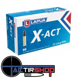 Lapua X-Act 22 lr par 50 www.tactirshop.fr