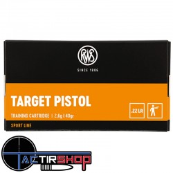 RWS Target Pistol cal.22lr Club Line par 50 www.tactirshop.fr