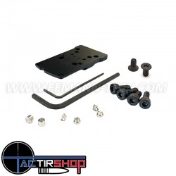 Plaque adaptatrice point rouge Eemann Tech Red Dot Mount pour CZ Shadow / Shadow 2 V2 www.tactirshop.fr