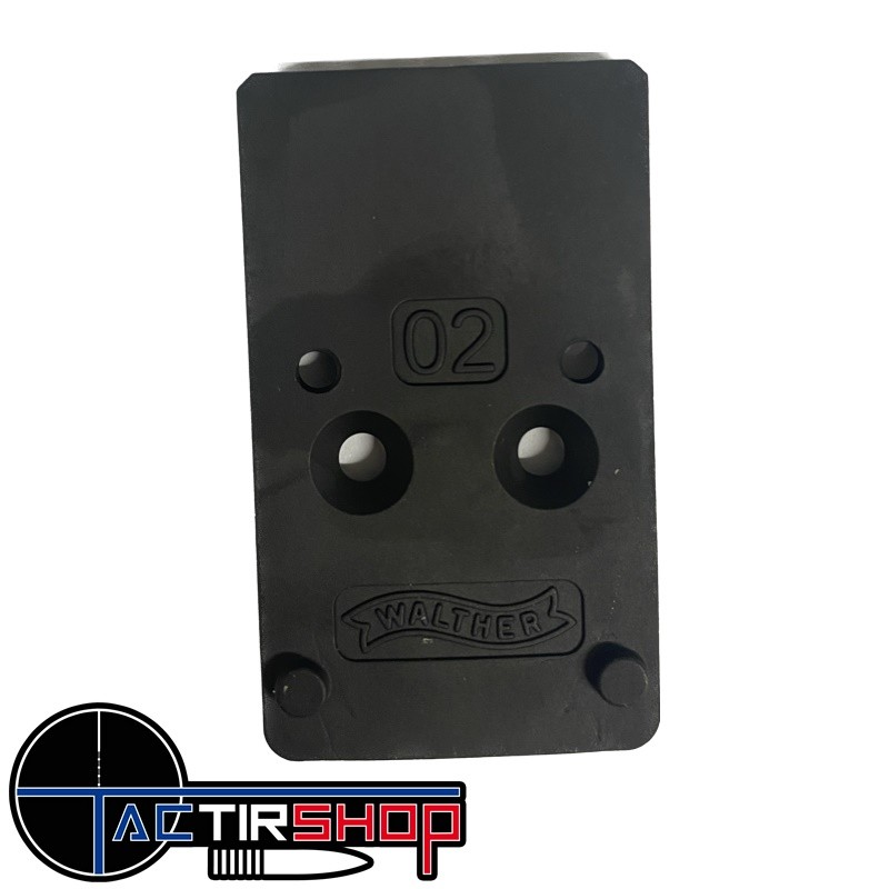 Plaque adaptatrice point rouge Walther PDP numéro 2 www.tactirshop.fr