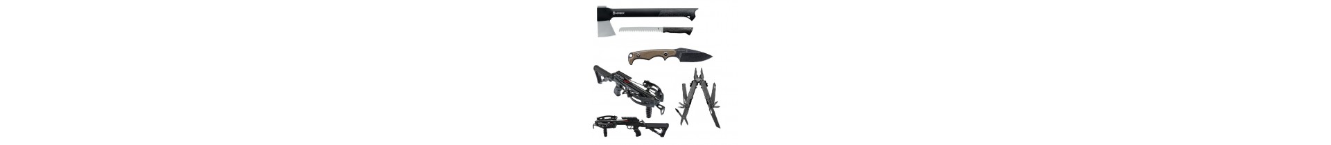 Une sélection de matériels outdoor et de survie sur www.tactirshop.fr