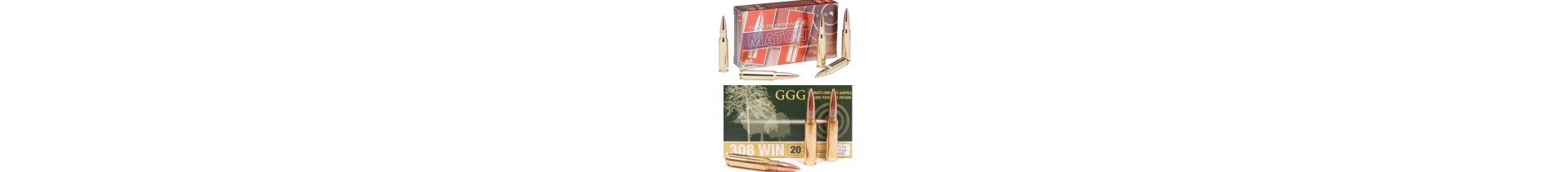 Une sélection de munitions pour armes longues de catégorie C en gros calibre sur Tactirshop.fr